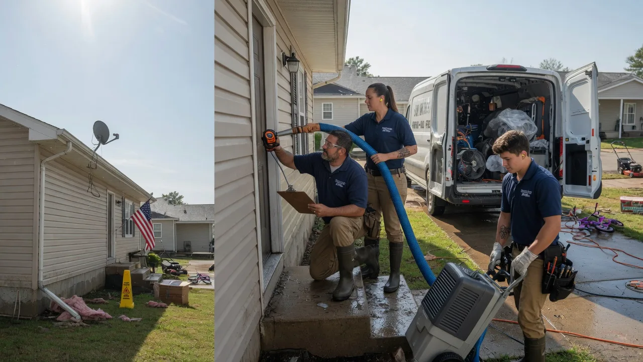 Ceiling Water Damage Restoration in Shreveport, LA near me